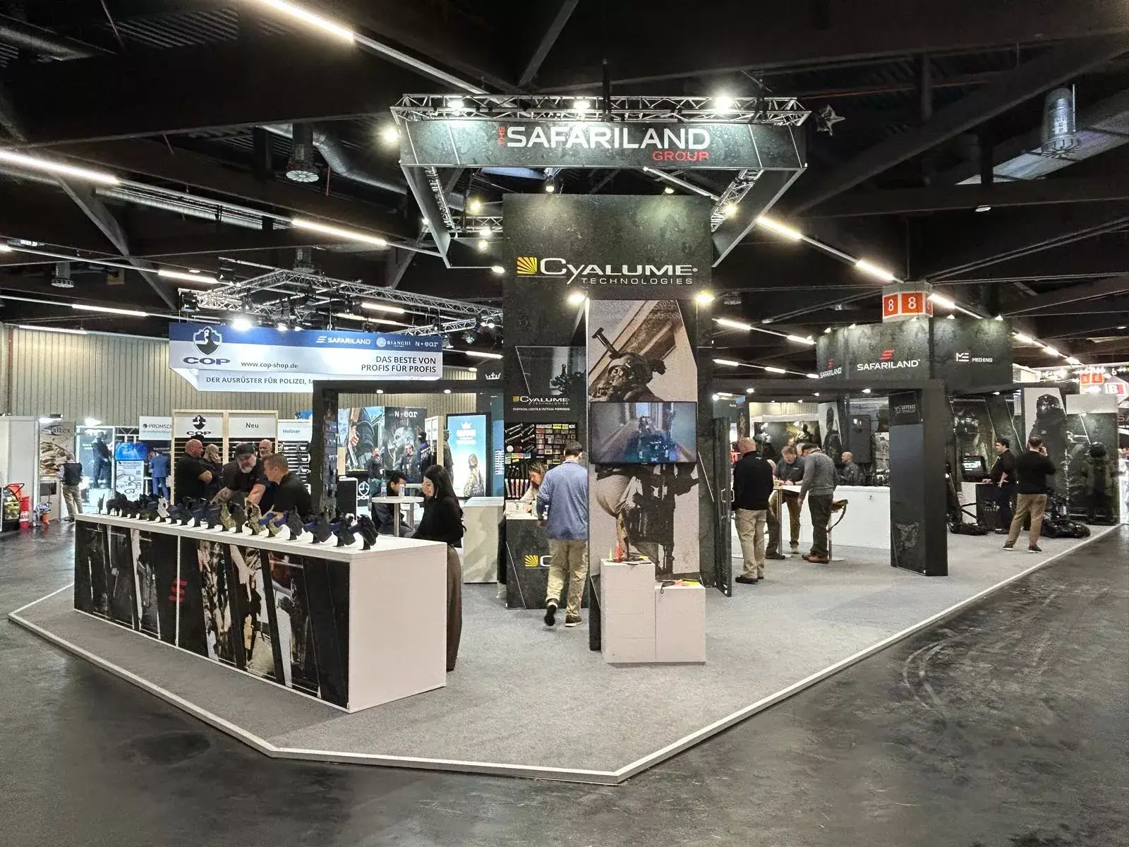 Custom exhibition stand design and build for CPHI Milan